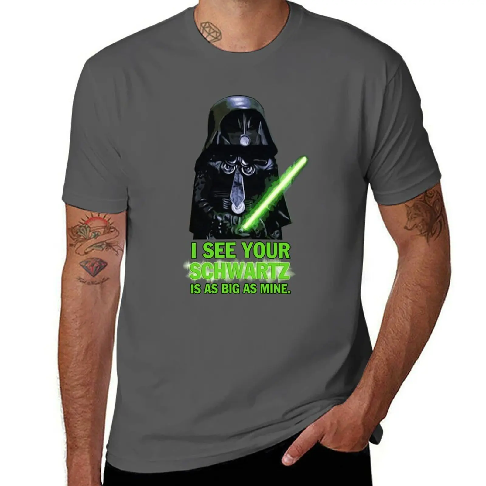 I See Your Schwartz is as Big as Mine - Spaceballs T-Shirt anime quick-drying Men's t-shirt
I See Your Schwartz is as Big as Mine - Spaceballs T-Shirt anime quick-drying Men's t-shirt