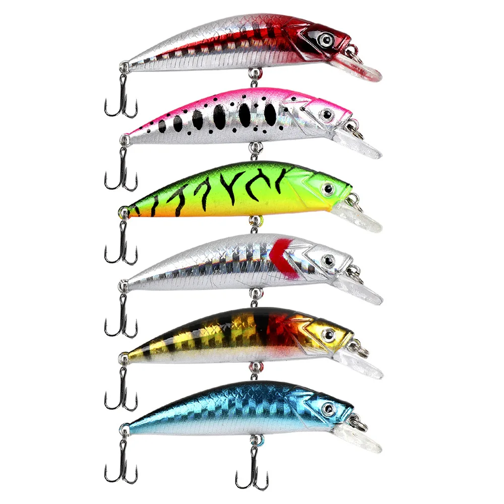 5.5CM 5.8G Micro Sinking Minnow Hard Lure Vivid Swim Treble Hooks Long Cast Freshwater Saltwater Topmouth Culter Bass
5.5CM 5.8G Micro Sinking Minnow Hard Lure Vivid Swim Treble Hooks Long Cast Freshwater Saltwater Topmouth Culter Bass