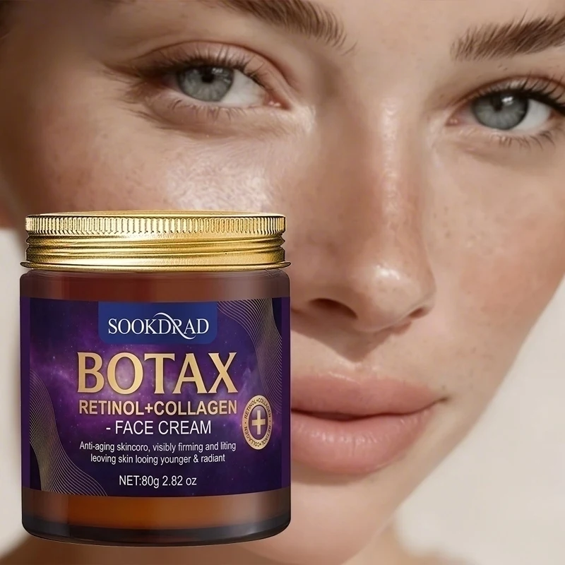 Botax Face Cream, Retinol+Collagen,80g Daily Glow, Hydrating, All Skin Types,2.82oz
Botax Face Cream, Retinol+Collagen,80g Daily Glow, Hydrating, All Skin Types,2.82oz