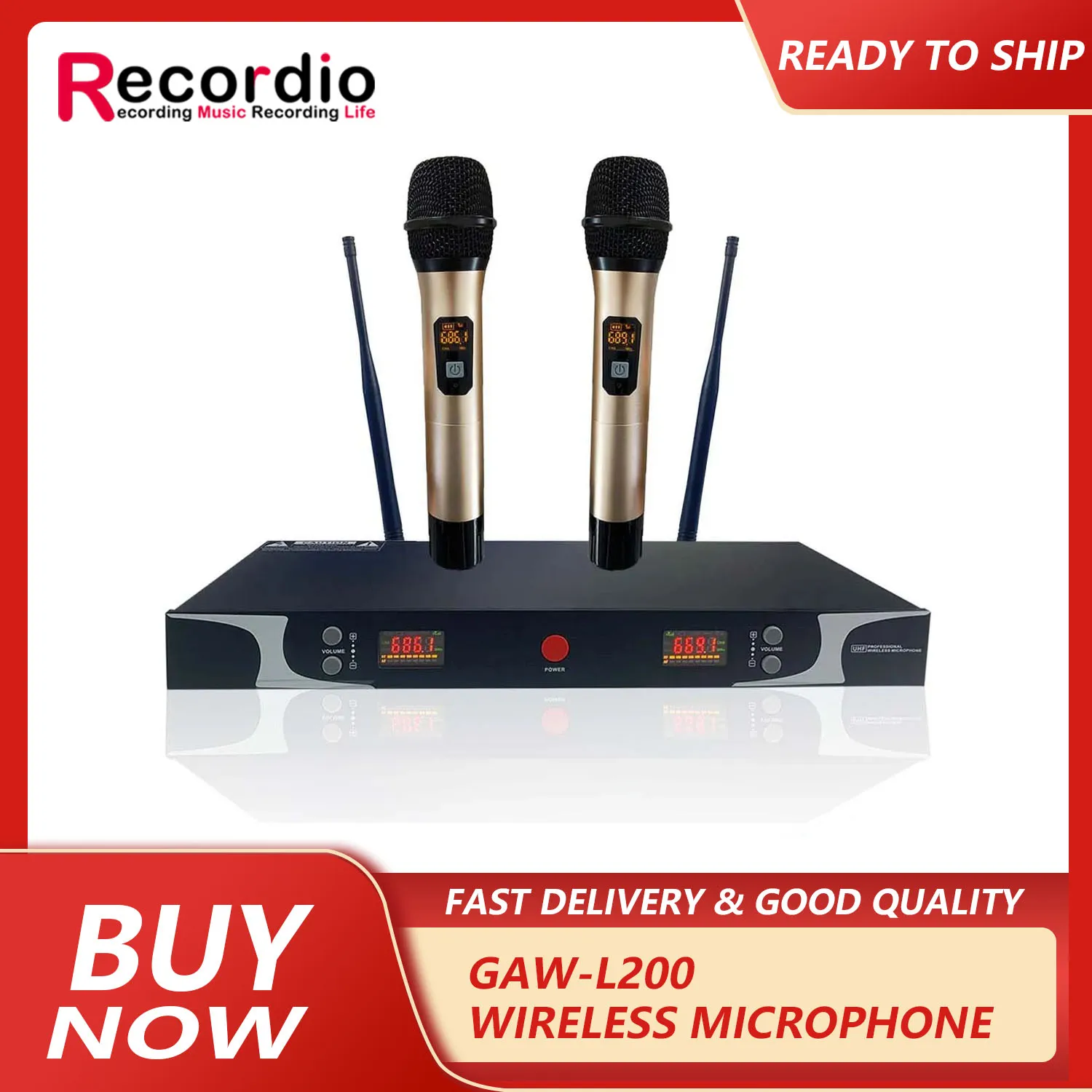 GAW-L200 Профессиональный UHF FM беспроводной микрофон DJ для сцены на открытом воздухе для выступлений, конференций, речевых тренировок, караоке, домашняя система
GAW-L200 Профессиональный UHF FM беспроводной микрофон DJ для сцены на открытом воздухе для выступлений, конференций, речевых тренировок, караоке, домашняя система