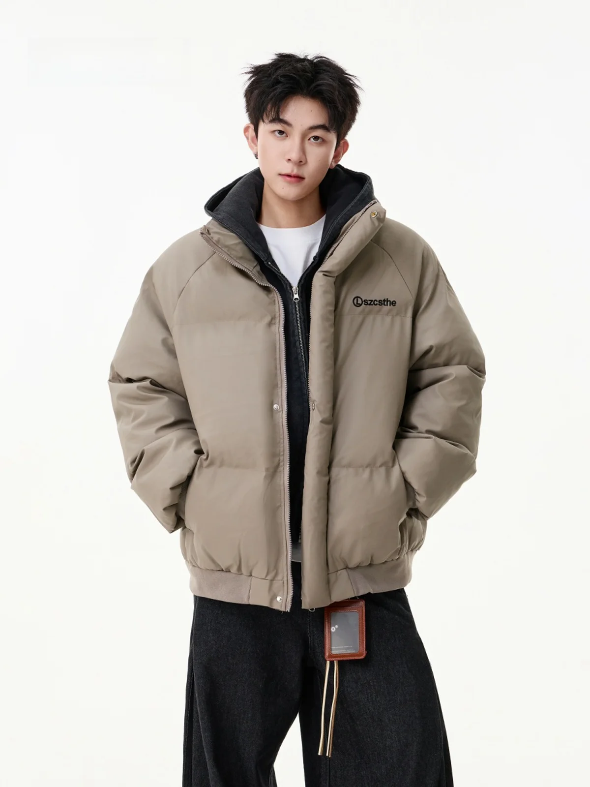 American Sle Collar PU Leather Cotton Jaet Men's Winter Trend Brand Design Letter Embroidery High Street Versatile Couple...
American Sle Collar PU Leather Cotton Jaet Men's Winter Trend Brand Design Letter Embroidery High Street Versatile Couple...