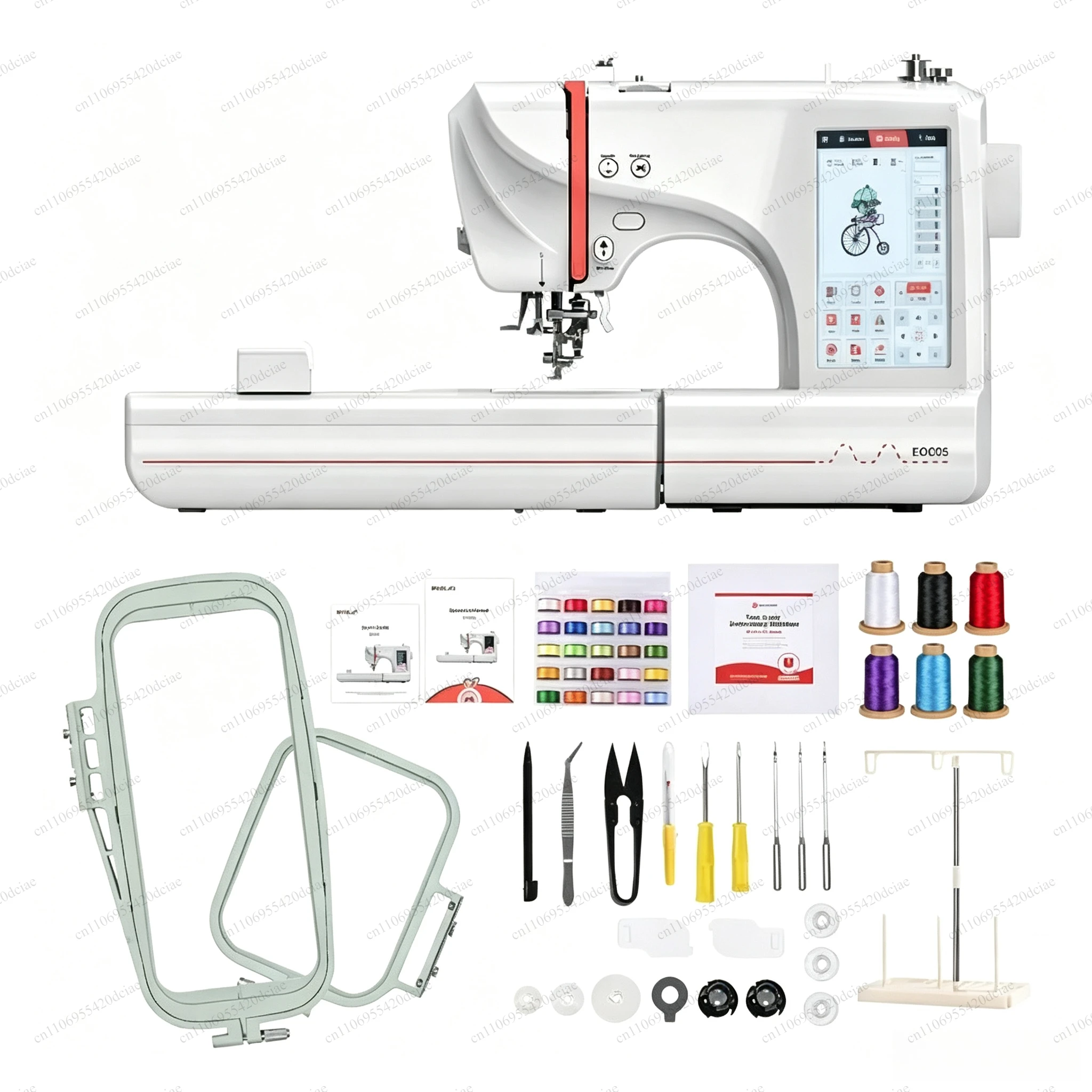 Single Head Computerized Embroidery Machine 4x9.2" LCD Touchscreen WiFi 650RPM Automatic Household Embroidery Equipment
Single Head Computerized Embroidery Machine 4x9.2" LCD Touchscreen WiFi 650RPM Automatic Household Embroidery Equipment
