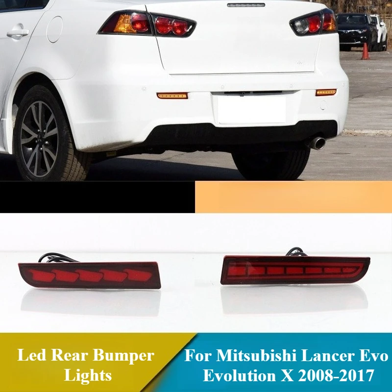 For Mitsubishi Lancer EX Evo Evolution X 2008-2017 Led Rear Bumper Light Reflector Brake Light Rear Fog Lamp Dynamic Turn Signal
For Mitsubishi Lancer EX Evo Evolution X 2008-2017 Led Rear Bumper Light Reflector Brake Light Rear Fog Lamp Dynamic Turn Signal