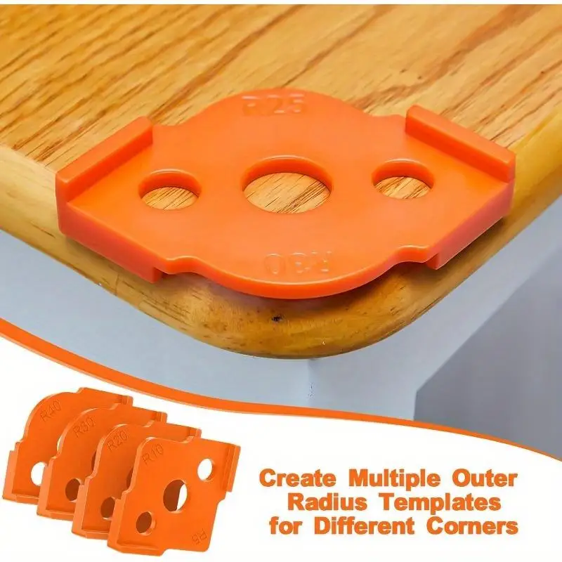 4Pcs Router Corner Jig Radius Template 8mm Angle Woodworking CNC Hard ABS Rounded Bit Quick Jig Orange
4Pcs Router Corner Jig Radius Template 8mm Angle Woodworking CNC Hard ABS Rounded Bit Quick Jig Orange