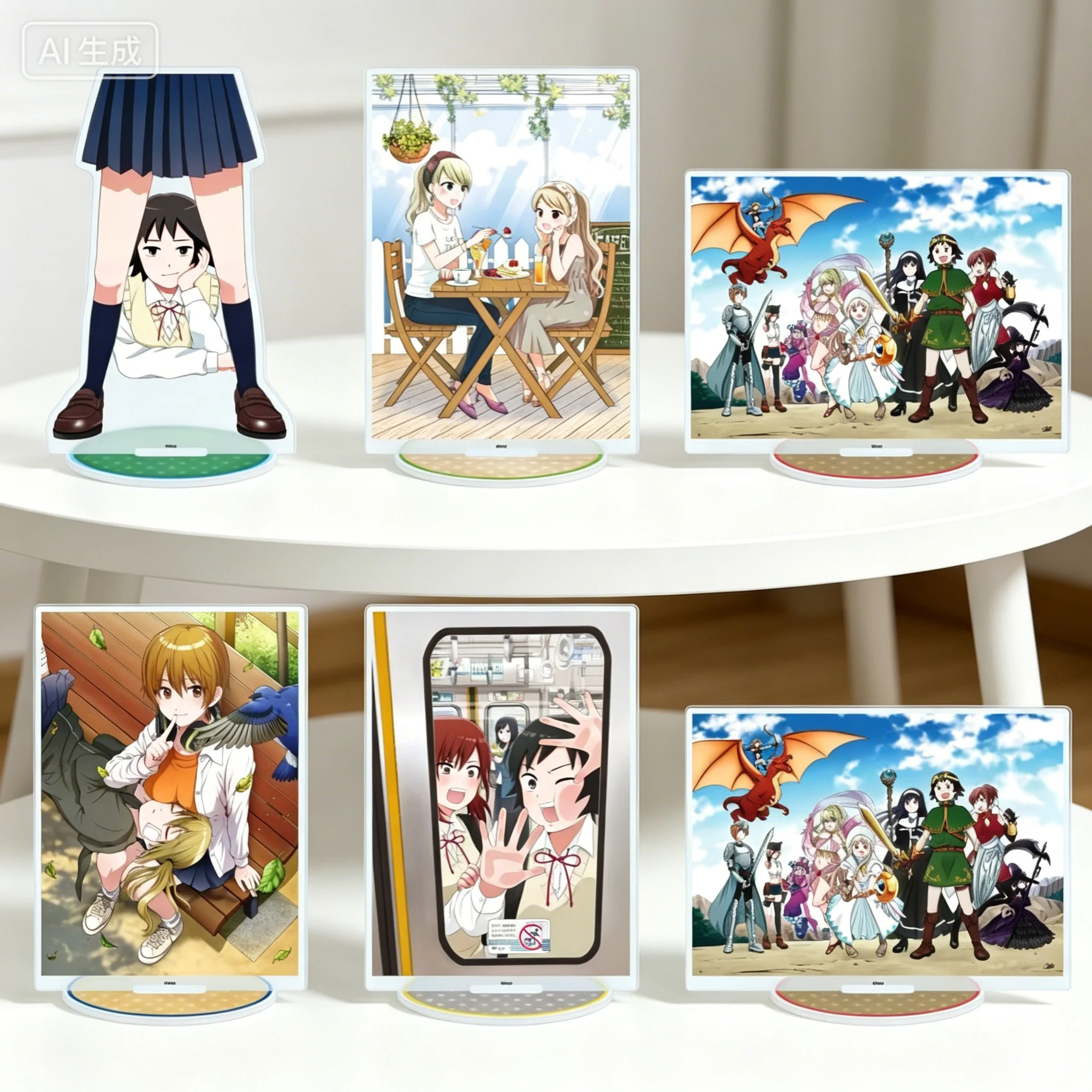 Anime Wasteful Days of High School Girls Baka Wota Robo Scene drawing Acrylic Stand Model Plate Keychains Desk Decor Fans Gifts
Anime Wasteful Days of High School Girls Baka Wota Robo Scene drawing Acrylic Stand Model Plate Keychains Desk Decor Fans Gifts