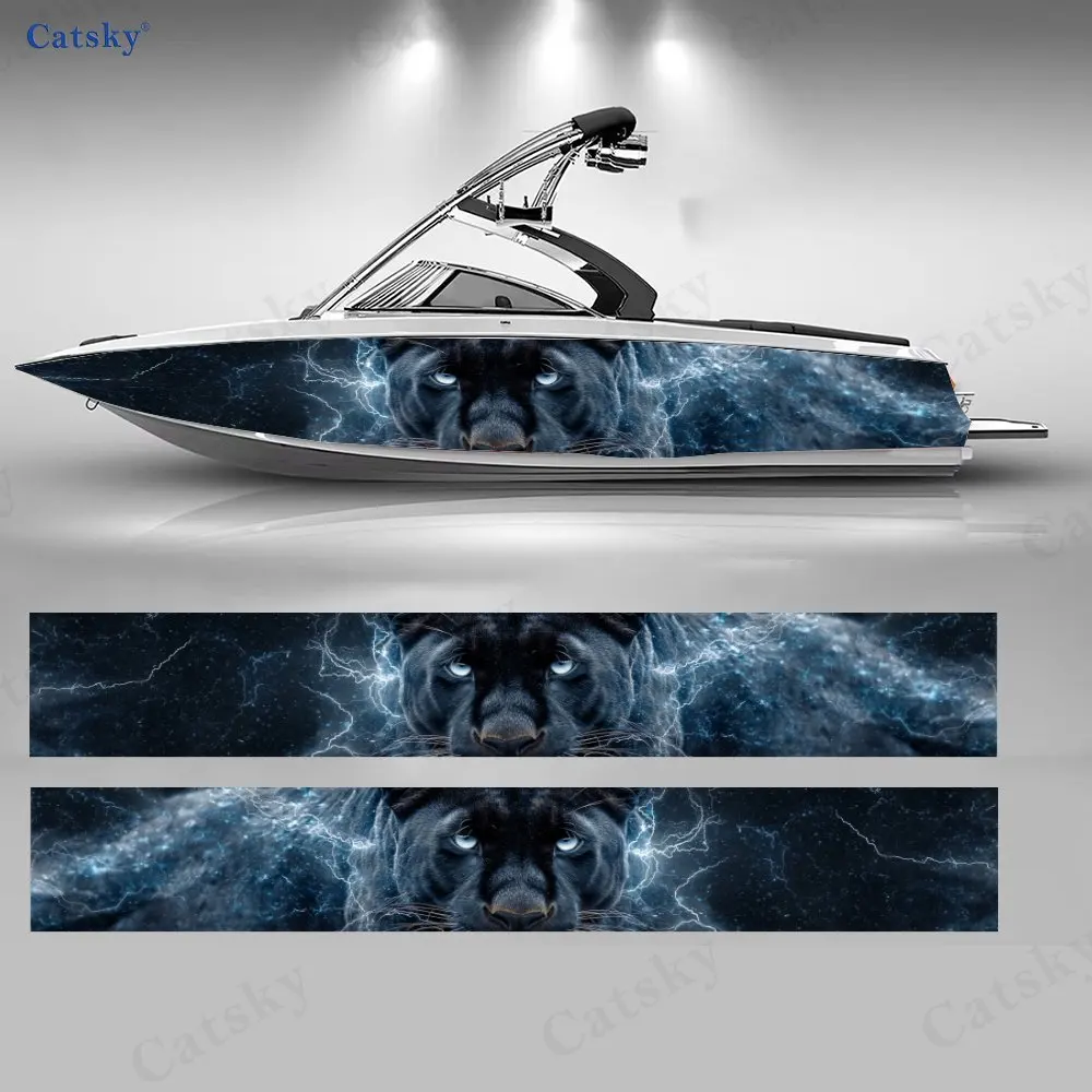 Наклейки на лодку «Черная пантера» (2 шт.), водонепроницаемые виниловые наклейки из ПВХ для рыболовных лодок, прочные и стильные.
Наклейки на лодку «Черная пантера» (2 шт.), водонепроницаемые виниловые наклейки из ПВХ для рыболовных лодок, прочные и стильные.