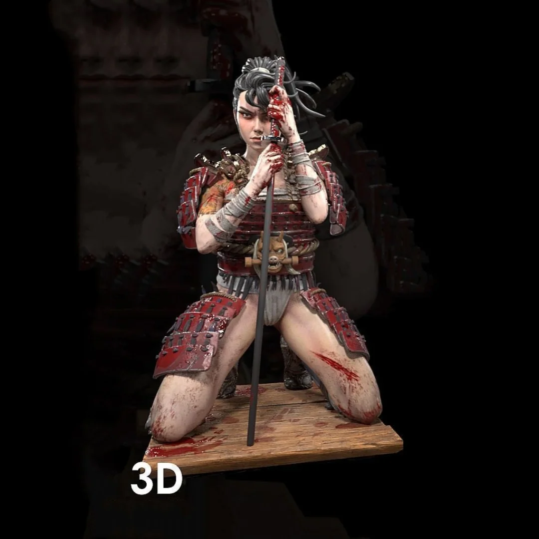 1/24 Scale Resin Figure Assemble Model Kit The wounded warrioress Unassembled Unpainted 3D printing toy 1432
1/24 Scale Resin Figure Assemble Model Kit The wounded warrioress Unassembled Unpainted 3D printing toy 1432