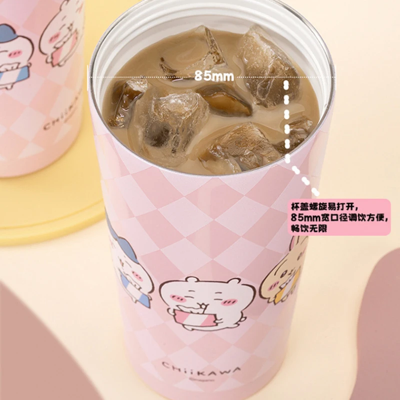 Chiikawa Double Drink Coffee Tumbler 500ml 304 Stainless Steel Insulated Water Cup Portable Straw Direct Drink Thermal Mug
Chiikawa Double Drink Coffee Tumbler 500ml 304 Stainless Steel Insulated Water Cup Portable Straw Direct Drink Thermal Mug