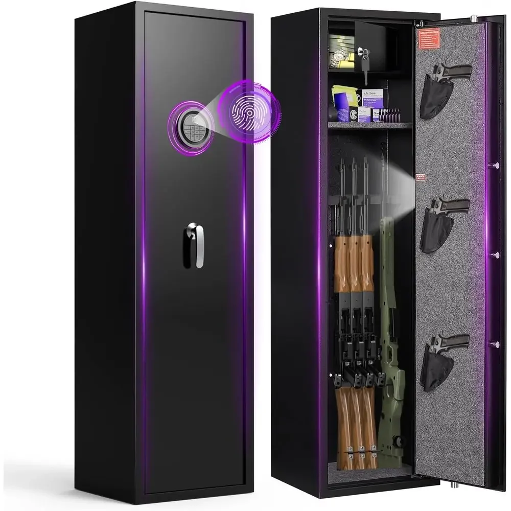 Adjustable Shelf Home Safe with Biometric Lock for Firearms and Pistols
Adjustable Shelf Home Safe with Biometric Lock for Firearms and Pistols