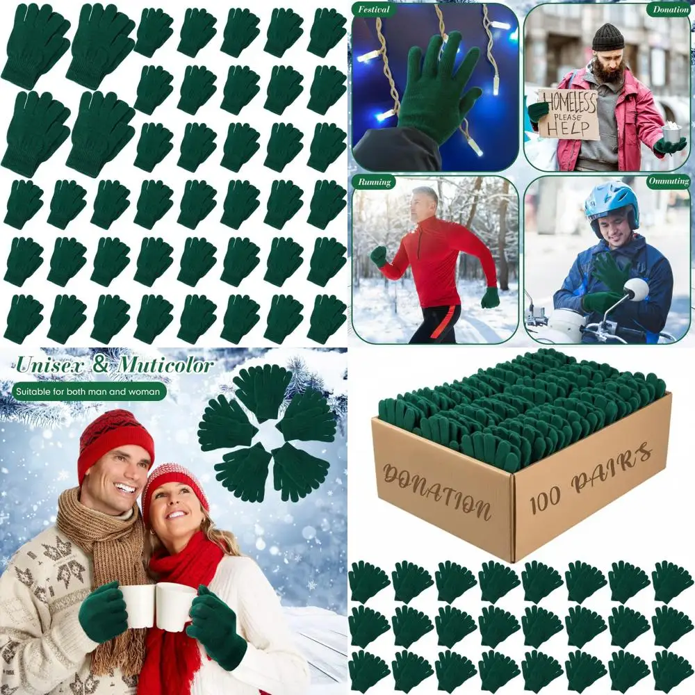 Bulk Knitted Warm Stretchy Gloves for Men and Women - Ideal for Winter, Homeless Support, and Charity Donations
Bulk Knitted Warm Stretchy Gloves for Men and Women - Ideal for Winter, Homeless Support, and Charity Donations