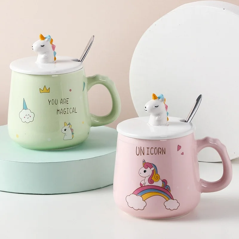Kawaii Hand-drawn unicorns Ceramic mug.Cartoon drinking mug with lid spoon.Gift box packing delicate small gift.birthday gift
Kawaii Hand-drawn unicorns Ceramic mug.Cartoon drinking mug with lid spoon.Gift box packing delicate small gift.birthday gift