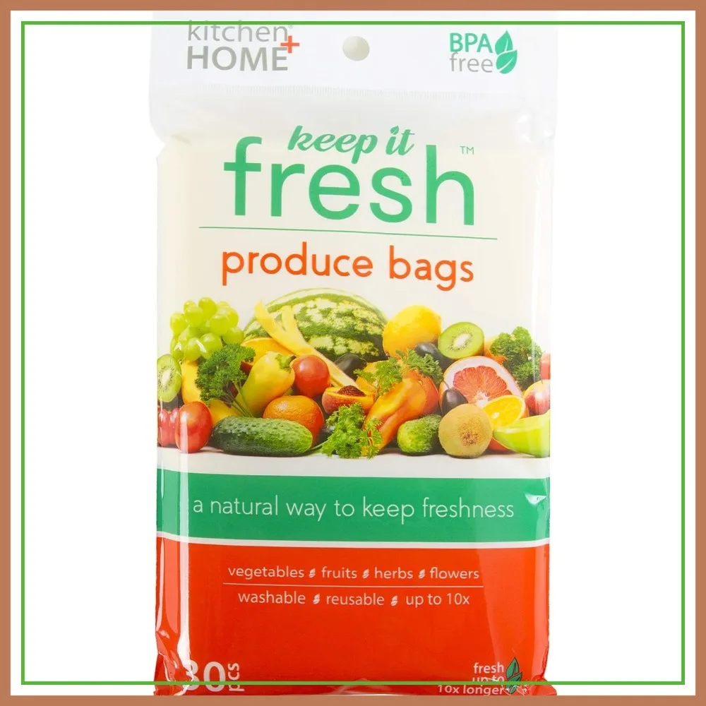 30 Reusable Produce Bags with Twist Ties - BPA Free Fruit and Vegetable Storage Bags - Keep Greens Fresher Longer
30 Reusable Produce Bags with Twist Ties - BPA Free Fruit and Vegetable Storage Bags - Keep Greens Fresher Longer
