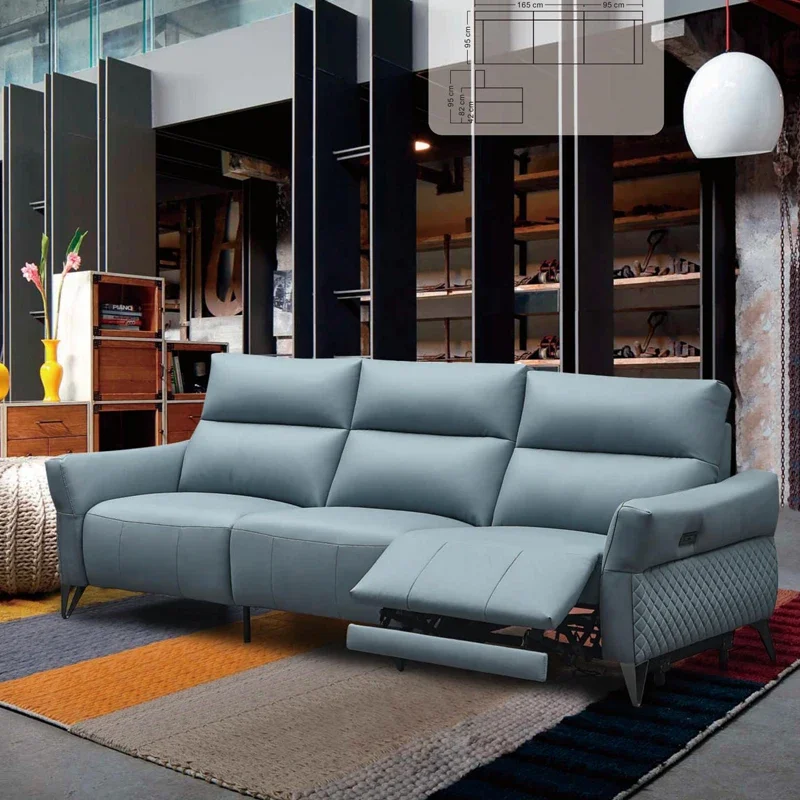 Luxury Sectional Lounge Couch Genuine Leather Recliner Sofa Set Furniture Home Theater Living Room Modern Power Reclining Sofa
Luxury Sectional Lounge Couch Genuine Leather Recliner Sofa Set Furniture Home Theater Living Room Modern Power Reclining Sofa