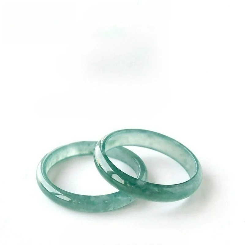Pure Natural Blue Water Jade Ring Smooth Ring Fashionable Simple and Personalized, Fine Accessories Men and Women Couples Gift
Pure Natural Blue Water Jade Ring Smooth Ring Fashionable Simple and Personalized, Fine Accessories Men and Women Couples Gift