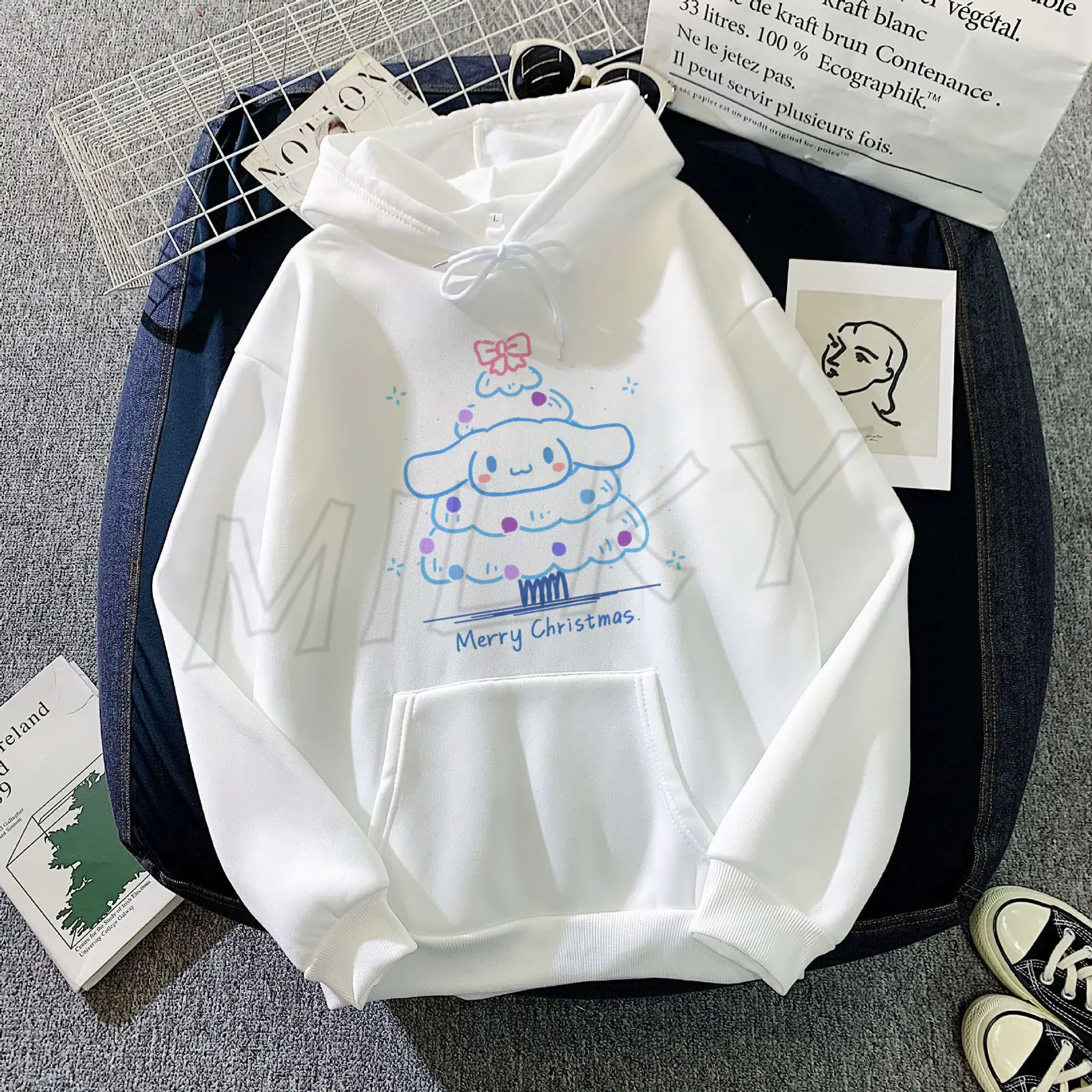 Women's Long Sleeve Hoodies Cinnamoroll Printed Merry Christmas Winter Casual Street Pullover Sweatshirt Women's Clothing
Women's Long Sleeve Hoodies Cinnamoroll Printed Merry Christmas Winter Casual Street Pullover Sweatshirt Women's Clothing