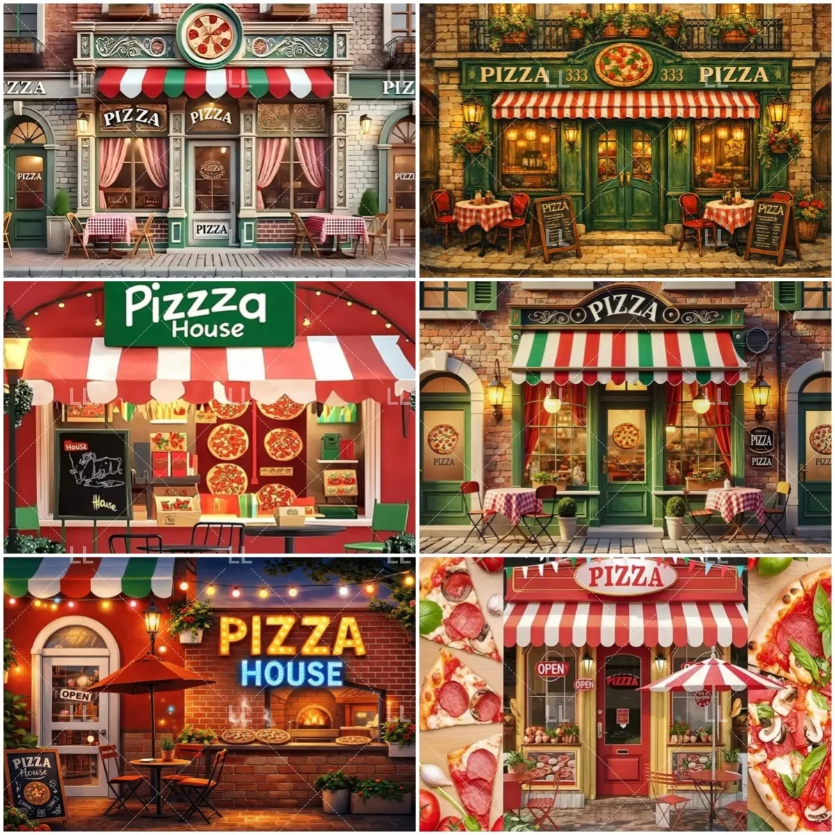 Italian Pizza Restaurant Scene Background Delicious Food Celebrate Party Decoration Outdoor Cafe Photography Background Prop
Italian Pizza Restaurant Scene Background Delicious Food Celebrate Party Decoration Outdoor Cafe Photography Background Prop