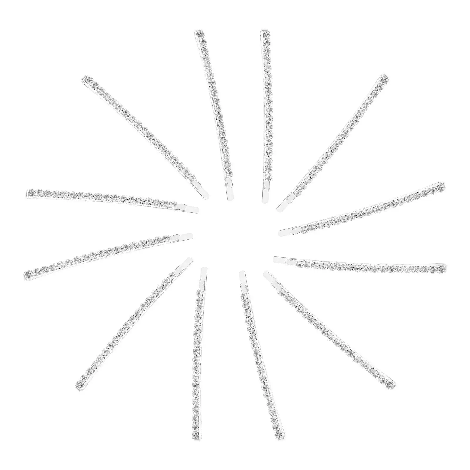 20Pcs Rhinestone Bobby Pins Slim Barrette Hair Clips Sparkly Single Row Crystals Hairpins for Wedding Bridesmaid Evening Party
20Pcs Rhinestone Bobby Pins Slim Barrette Hair Clips Sparkly Single Row Crystals Hairpins for Wedding Bridesmaid Evening Party