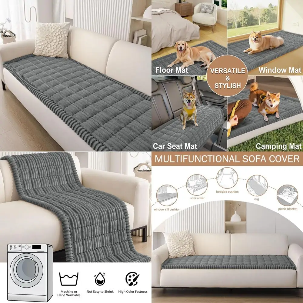 Моющийся нескользящий чехол для пушистого дивана для домашних животных для 3-мя подушечных диванов — толстые мягкие чехлы для диванов, приятная защита дивана для домашних животных
Моющийся нескользящий чехол для пушистого дивана для домашних животных для 3-мя подушечных диванов — толстые мягкие чехлы для диванов, приятная защита дивана для домашних животных