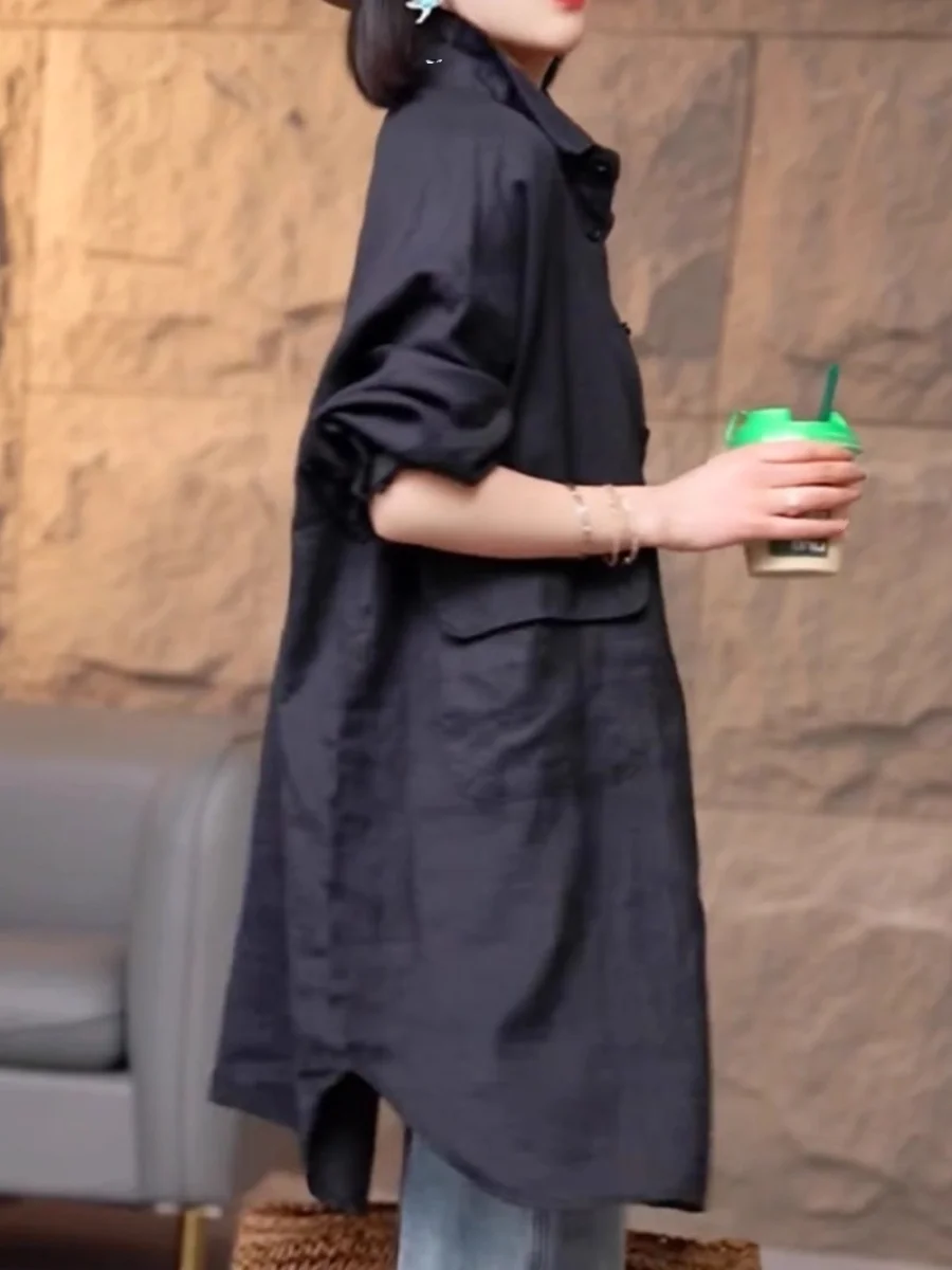 Женская осенняя ретро-куртка в гонконгском стиле, однотонная, средней длины, свободного кроя, скрывающая недостатки фигуры, для полных женщин
Женская осенняя ретро-куртка в гонконгском стиле, однотонная, средней длины, свободного кроя, скрывающая недостатки фигуры, для полных женщин