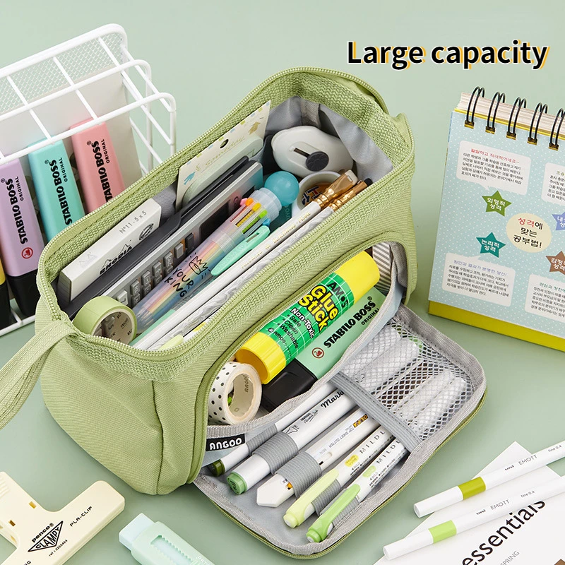 Hot Sale Double Canvas Pencil Case Large Capacity Multifunction Portable Stationery Box Pencil Pouch Back To School
Hot Sale Double Canvas Pencil Case Large Capacity Multifunction Portable Stationery Box Pencil Pouch Back To School