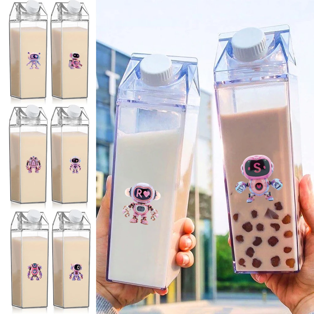Transparent Large Milk Cup Easy To Clean Suitable for Outdoor Sports Robot Initial Name 26 Letters Pattern
Transparent Large Milk Cup Easy To Clean Suitable for Outdoor Sports Robot Initial Name 26 Letters Pattern