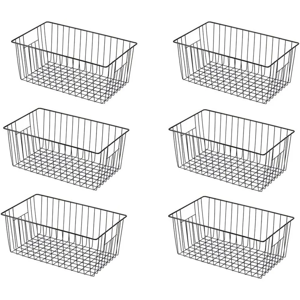 Корзины-органайзеры для хранения проводов, контейнеры для холодильника с встроенными ручками, черные, 6 штук в упаковке
Корзины-органайзеры для хранения проводов, контейнеры для холодильника с встроенными ручками, черные, 6 штук в упаковке