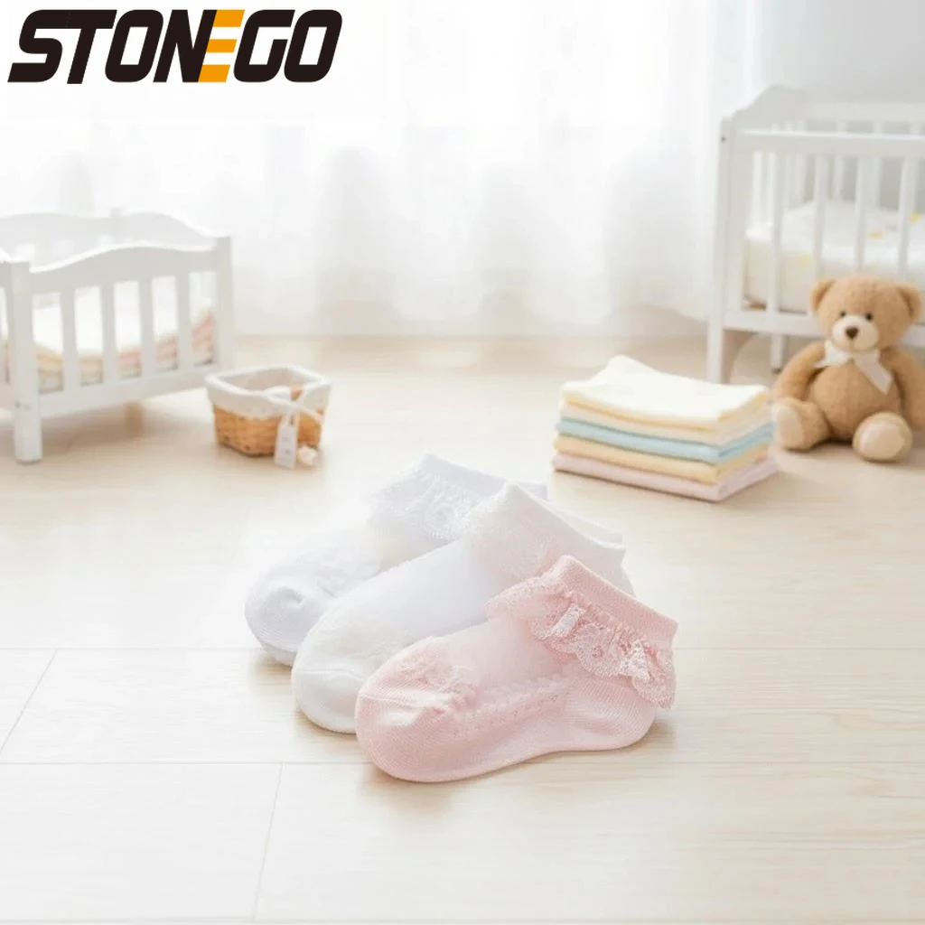 Cute Lace Floral Net Baby Socks Cotton Non Slip Sole Newborn Toddler Unisex 0 5 Years Infant Footwear Soft Comfortable
Cute Lace Floral Net Baby Socks Cotton Non Slip Sole Newborn Toddler Unisex 0 5 Years Infant Footwear Soft Comfortable