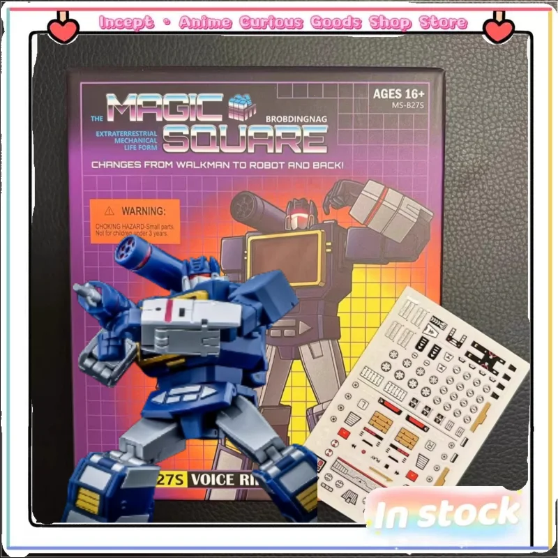 In Stock Transformation Toys Rubik's Cube MS-TOYS MS-B27S MS-B28A Sonic Tape Troop Mini Action Figure Toy Collection Gift
In Stock Transformation Toys Rubik's Cube MS-TOYS MS-B27S MS-B28A Sonic Tape Troop Mini Action Figure Toy Collection Gift