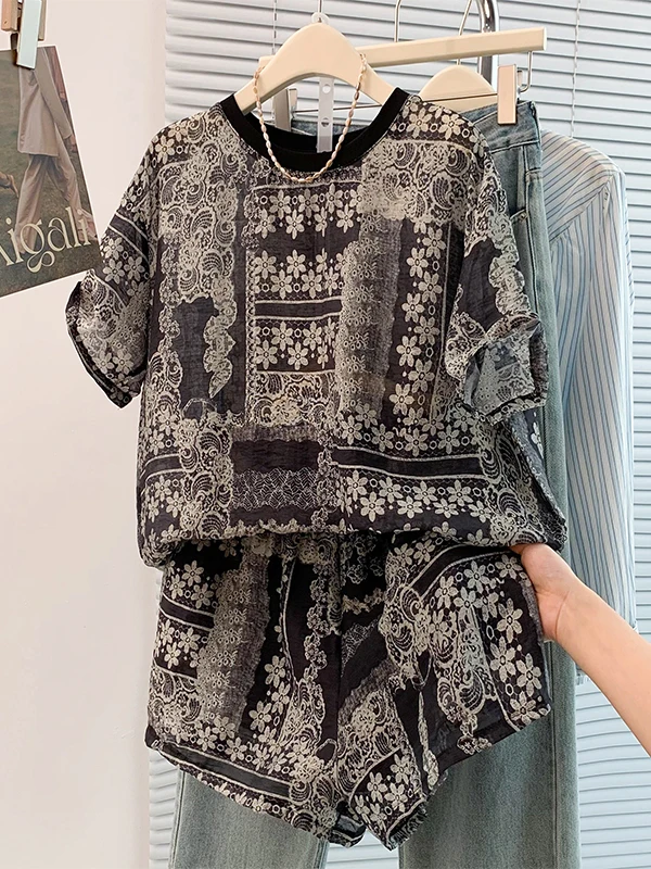 Повседневный свободный комплект футболок ort Sve, женский костюм-двойка, летние брюки Faion orts, европейский топ с принтом
Повседневный свободный комплект футболок ort Sve, женский костюм-двойка, летние брюки Faion orts, европейский топ с принтом