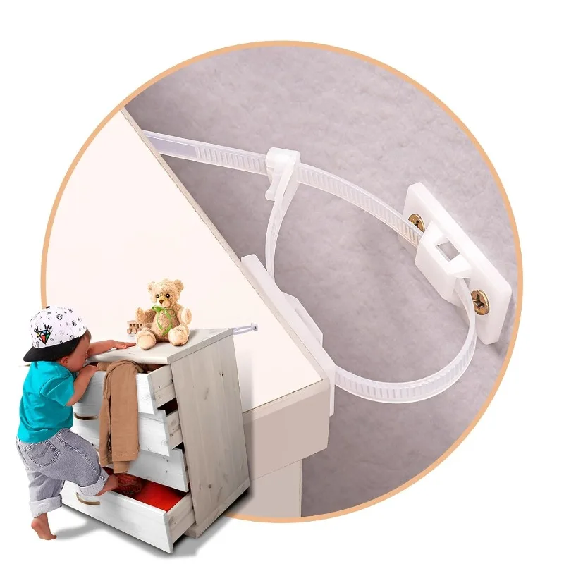 5 пар креплений для защиты мебели от опрокидывания для шкафов и книжных полок — безопасные фиксаторы от наклона, утолщенные нейлоновые устройства против опрокидывания
5 пар креплений для защиты мебели от опрокидывания для шкафов и книжных полок — безопасные фиксаторы от наклона, утолщенные нейлоновые устройства против опрокидывания