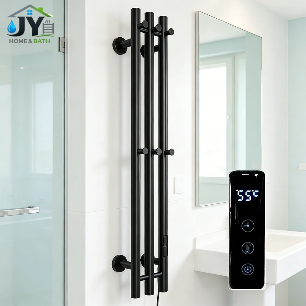 Wall Mount Towel Wamers Bathroom Electric Towel Rail Heated Towel Rack Plug-in/Hardwired Towel Radiator 98cm,3Bars
Wall Mount Towel Wamers Bathroom Electric Towel Rail Heated Towel Rack Plug-in/Hardwired Towel Radiator 98cm,3Bars