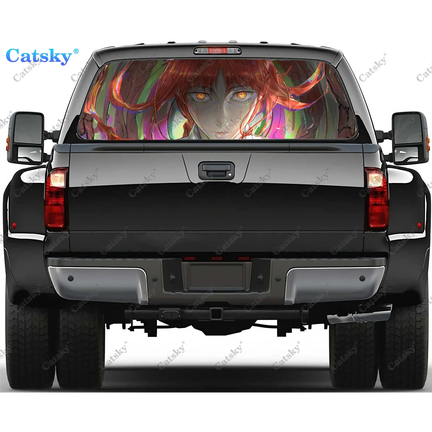 Chainsaw Man Anime Rear Window Decals for Truck,Pickup Window Decal,Rear Window Tint Graphic Perforated Vinyl Truck Sticker
Chainsaw Man Anime Rear Window Decals for Truck,Pickup Window Decal,Rear Window Tint Graphic Perforated Vinyl Truck Sticker