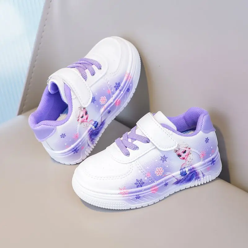 Kids'Casual Shoes PU Leather Elsa Princess Frozen Spring Shoes For Children Anti-slip Breathable Designer Pink Purple Size 20-31
Kids'Casual Shoes PU Leather Elsa Princess Frozen Spring Shoes For Children Anti-slip Breathable Designer Pink Purple Size 20-31