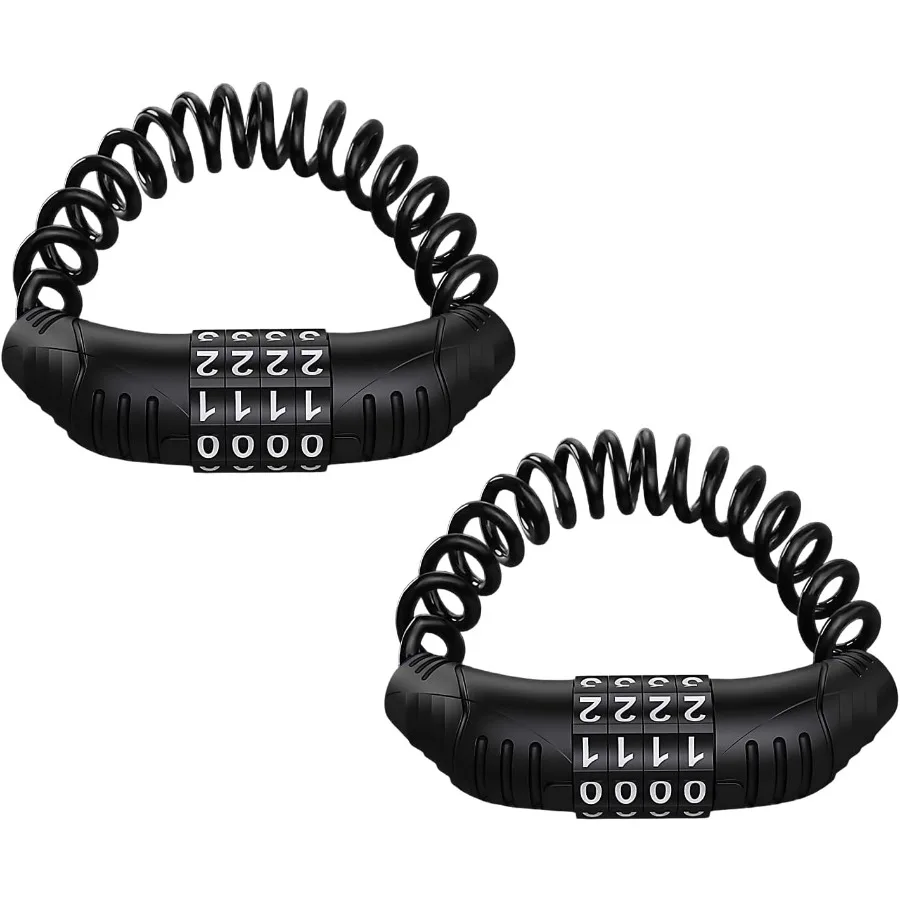 2PCS Motorcycle Helmet Cable Lock AntiTheft with 4Digital Combination Code Retractable Cable Lock for Motorbike Helmet Bicycle
2PCS Motorcycle Helmet Cable Lock AntiTheft with 4Digital Combination Code Retractable Cable Lock for Motorbike Helmet Bicycle