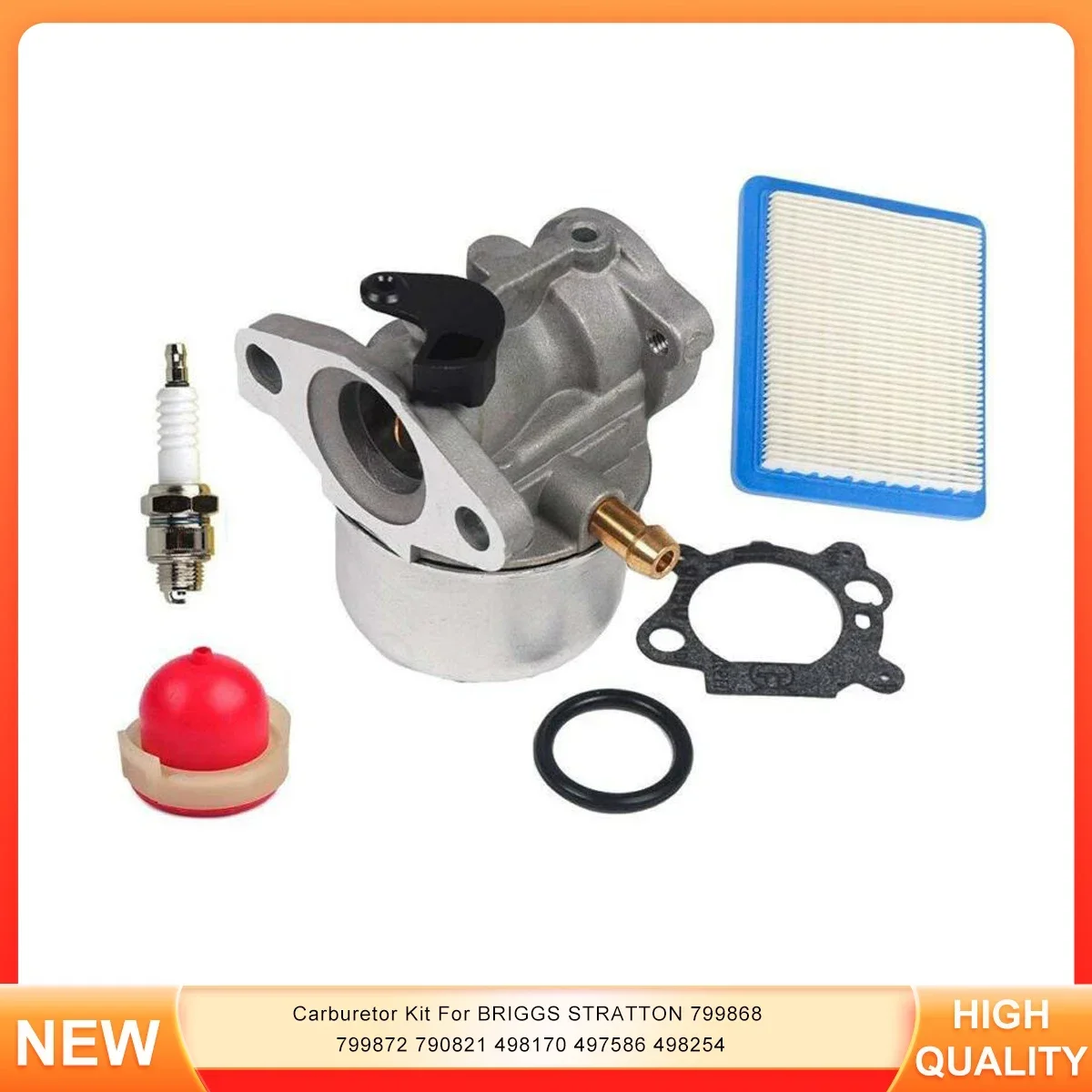 Carburetor Kit For BRIGGS STRATTON 799868 799872 790821 498170 497586 498254
Carburetor Kit For BRIGGS STRATTON 799868 799872 790821 498170 497586 498254