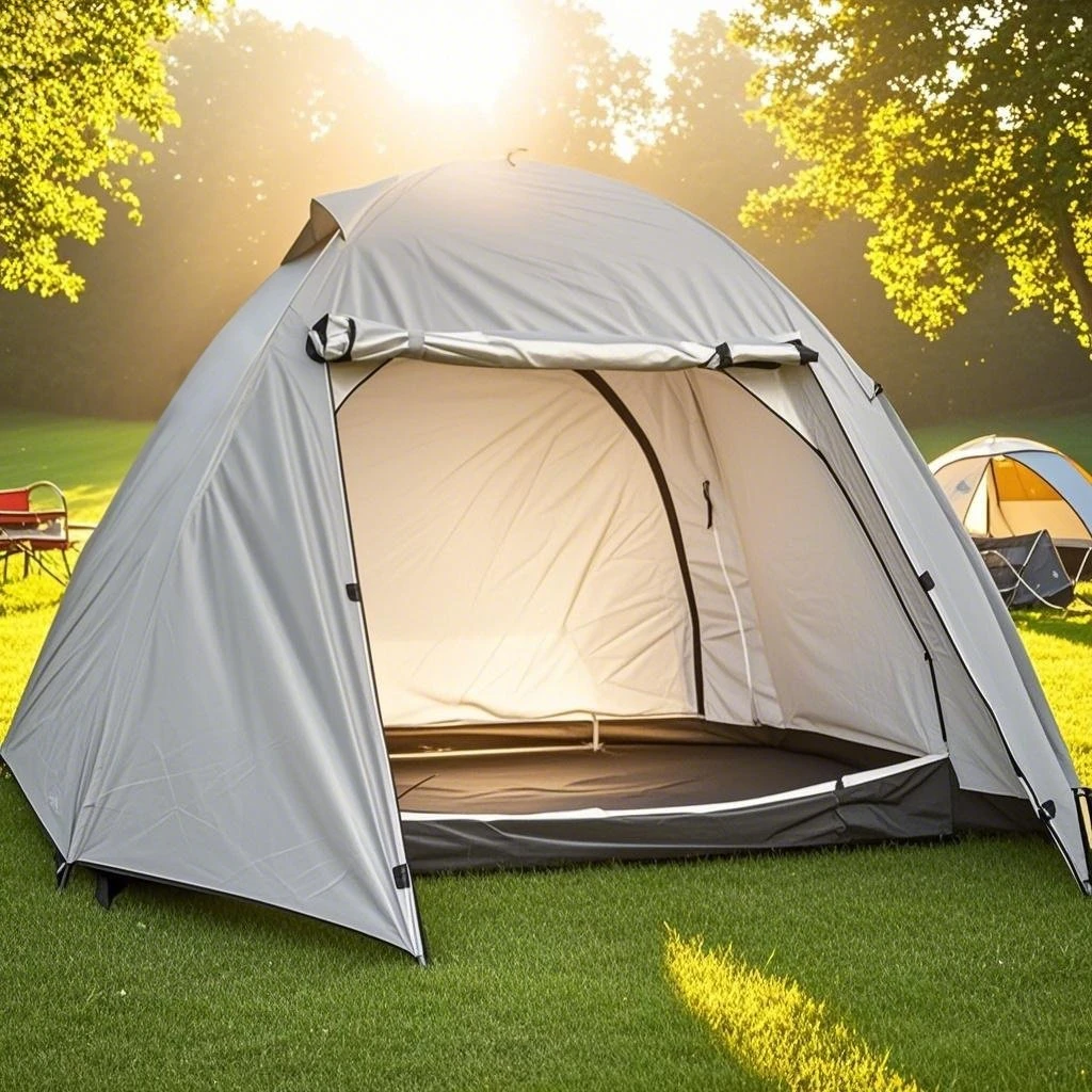 Waterproof 4-Person Tent, PU4000mm, Lightweight for Family Camping, Double-Layer, Easy Setup, 2 Doors 
Waterproof 4-Person Tent, PU4000mm, Lightweight for Family Camping, Double-Layer, Easy Setup, 2 Doors