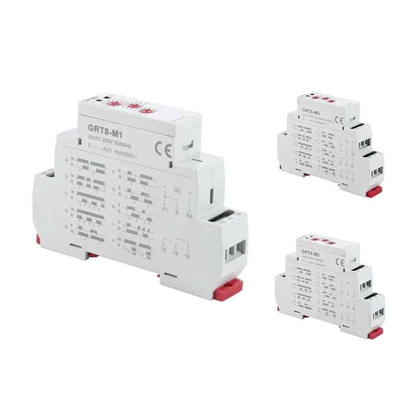 GEYA GRT8-M 16A Multifunction Timer Relay On Off Time Delay Relay Adjustable With 10 Function Choices
GEYA GRT8-M 16A Multifunction Timer Relay On Off Time Delay Relay Adjustable With 10 Function Choices