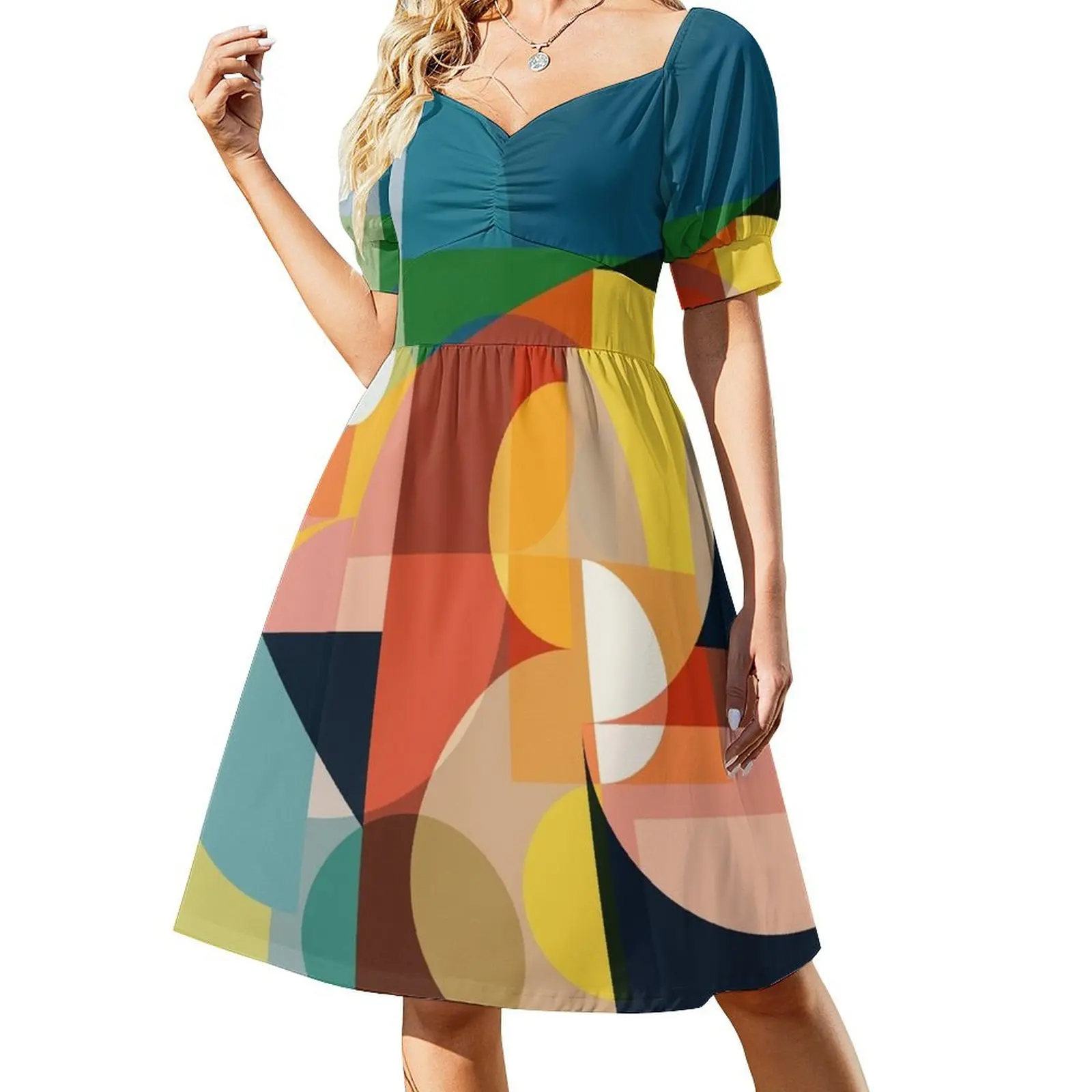 Mid Century Design 4 Short Sleeved Dress women's evening dress 2025 Female clothing Dress woman wedding guest 2025
Mid Century Design 4 Short Sleeved Dress women's evening dress 2025 Female clothing Dress woman wedding guest 2025