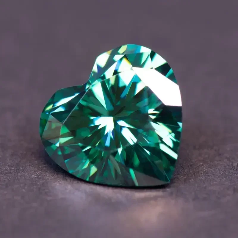 Natural Emerald Green Color Wholesale Moissanite Stone Heart Cut Artificial Gemstone DIY Advanced Jewelry Making Materials
Natural Emerald Green Color Wholesale Moissanite Stone Heart Cut Artificial Gemstone DIY Advanced Jewelry Making Materials