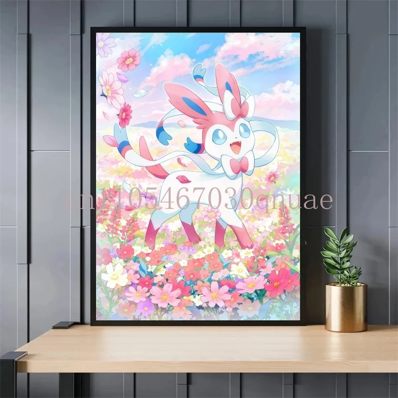 Japanese Pokemon Anime Character Eevee Poster Canvas Painting Suitable for Fashion Home Room Wall Decor Mural Children Gifts
Japanese Pokemon Anime Character Eevee Poster Canvas Painting Suitable for Fashion Home Room Wall Decor Mural Children Gifts