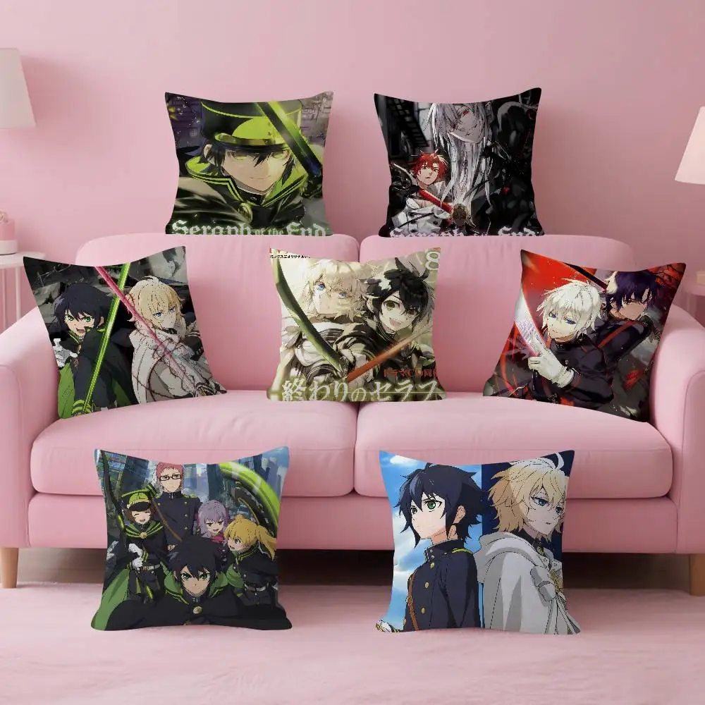 Чехол для подушки в стиле аниме Seraph of The End, чехол для диванной подушки, украшение для дома, подарок для детей
Чехол для подушки в стиле аниме Seraph of The End, чехол для диванной подушки, украшение для дома, подарок для детей