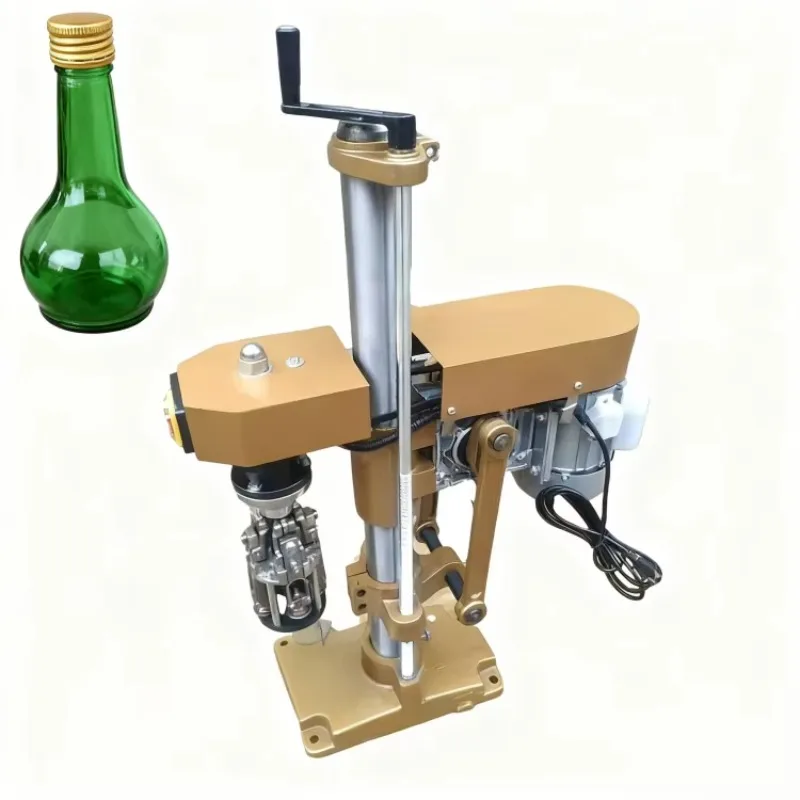 Semi-Automatic Single Head Screw Capping Machine For Glass Bottles Beverage Olive Oil Food Applications Factory Price
Semi-Automatic Single Head Screw Capping Machine For Glass Bottles Beverage Olive Oil Food Applications Factory Price