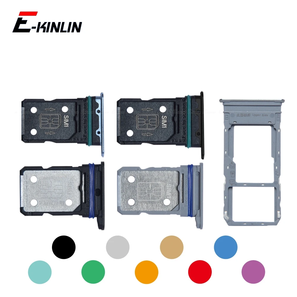 Sim Card Micro SD Card Tray Socket Holder Slot Container Connector Adapter Reader For OPPO Reno 8 Reno8 Pro Plus Lite T Z 5G