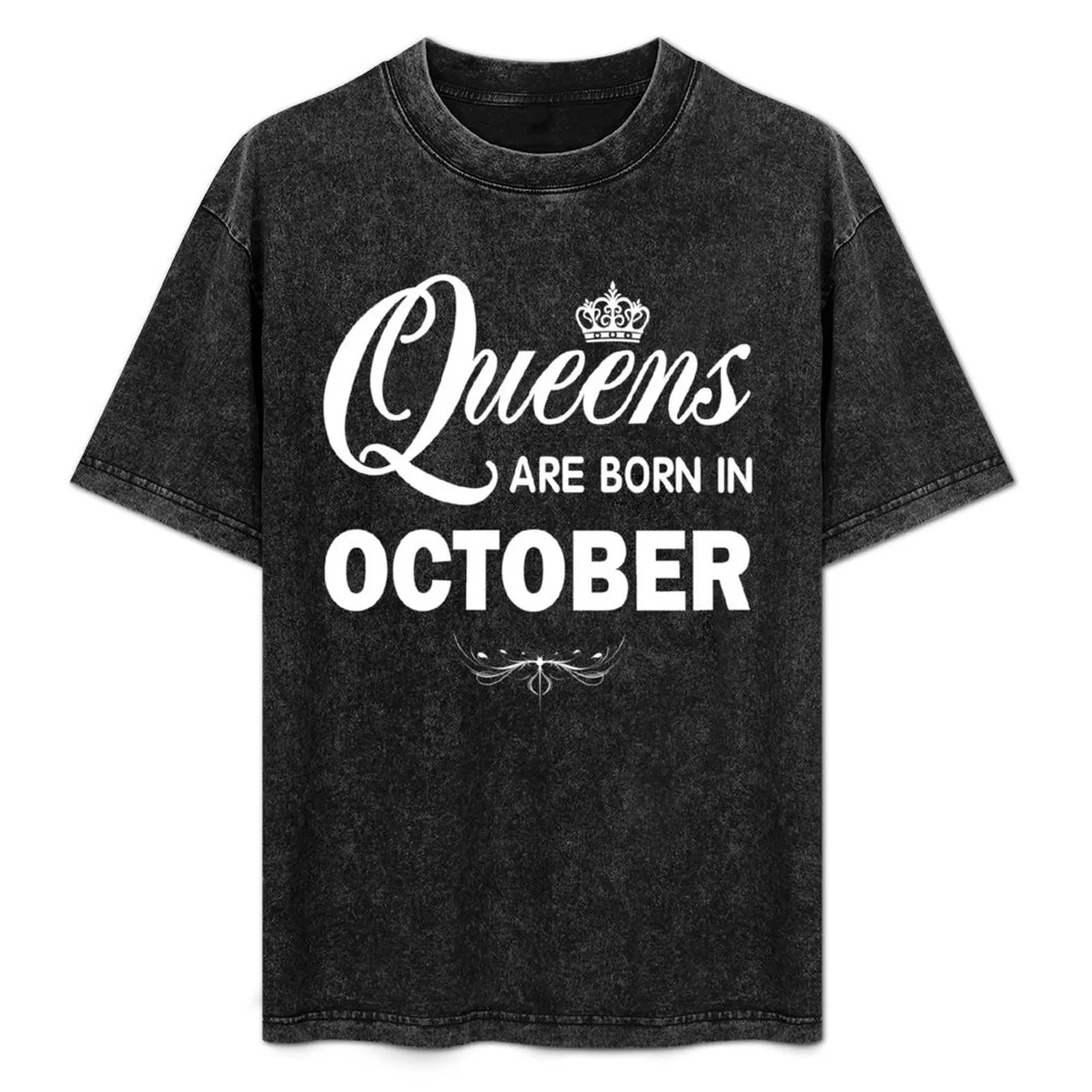 Queens Are Born In October T-Shirt Basic Simple Design Short Sleeve Shirt
Queens Are Born In October T-Shirt Basic Simple Design Short Sleeve Shirt