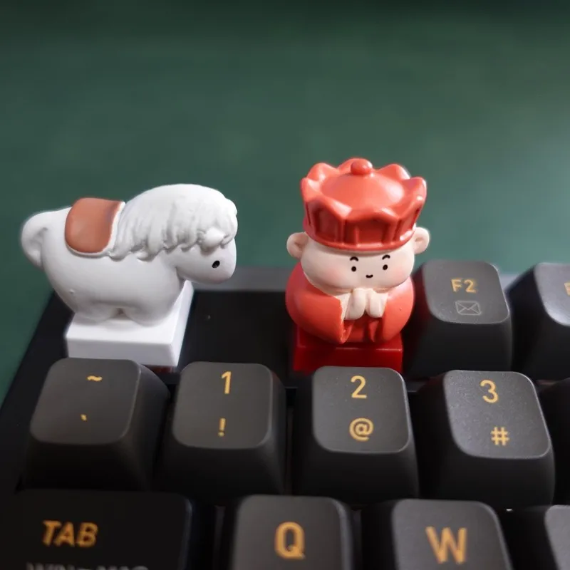 Creative Journey To The West Keycap Custom Resin 3D Monkey King Keycap for MX Switch Tang Sanzang Adventures of The Monkey God
Creative Journey To The West Keycap Custom Resin 3D Monkey King Keycap for MX Switch Tang Sanzang Adventures of The Monkey God