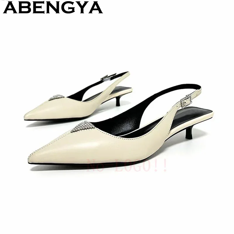 ABENGYA 35-44 Size Pointy Toe Low Heels Shoes Women Shallow Mouth Leather Sandals Sexy Slingabck Summer Dress Party Shoes Woman
ABENGYA 35-44 Size Pointy Toe Low Heels Shoes Women Shallow Mouth Leather Sandals Sexy Slingabck Summer Dress Party Shoes Woman