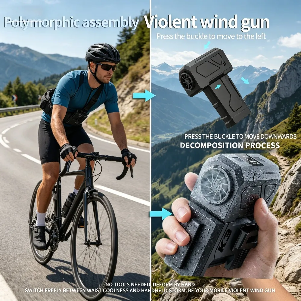 New Arrival 3-in-1 Multifunctional Neck Hanging Cooling Fan Wristband Air Conditioner Car Mini Vacuum
New Arrival 3-in-1 Multifunctional Neck Hanging Cooling Fan Wristband Air Conditioner Car Mini Vacuum