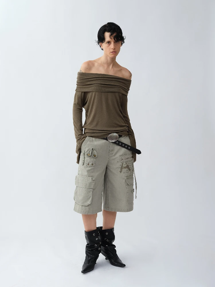 Silent Resonance 2025 Spring Summer Women's 7/8 Straight Leg Cargo Pants Loose Fit Casual Trousers Cotton 00%
Silent Resonance 2025 Spring Summer Women's 7/8 Straight Leg Cargo Pants Loose Fit Casual Trousers Cotton 00%