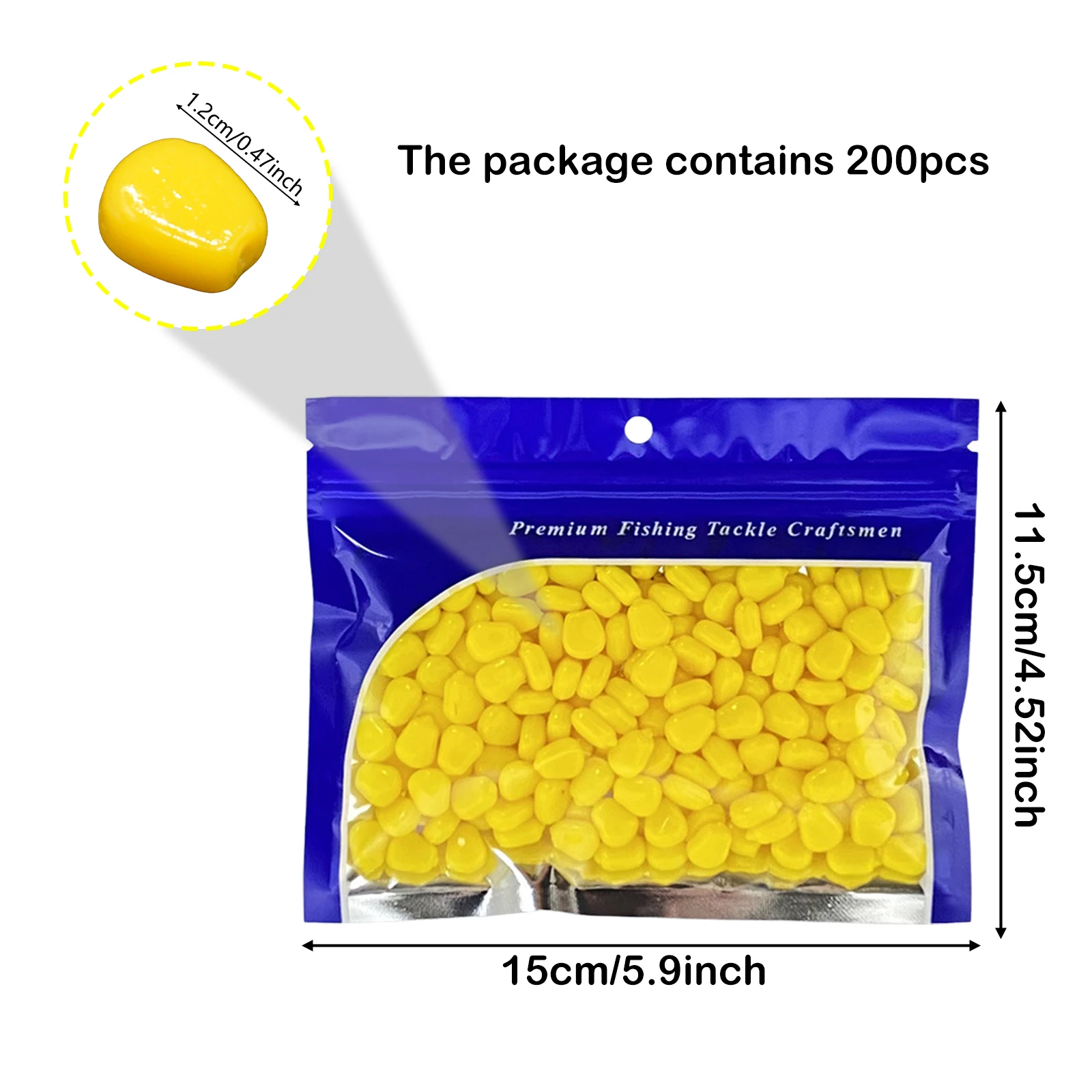 50/100/200pcs Fishing Lure Set Artificial Simulated Corn Fake Bait For Freshwater Saltwater Portable Outdoor Fishing Accessories 
50/100/200pcs Fishing Lure Set Artificial Simulated Corn Fake Bait For Freshwater Saltwater Portable Outdoor Fishing Accessories