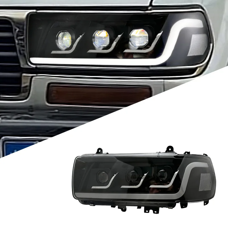 YLC Suitable for 90-02 Land Cruiser LC80 Headlight Assembly Modified LED Day Running Light Turn signalcustom
YLC Suitable for 90-02 Land Cruiser LC80 Headlight Assembly Modified LED Day Running Light Turn signalcustom